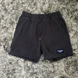 Men’s Abercrombie & Fitch size XS , soft A&F fleece cotton shorts dark gray